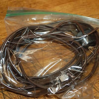 Used Original Vintage RARE Fender Tweed Deluxe Power cord 2 prong image 4