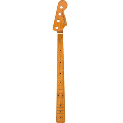 Genuine Fender Roasted Maple VINTERA 60s Jazz/J-Bass Neck, 7.25" Radius, C-Shape image 7