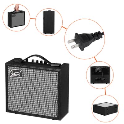 For Beginners or Pros who want to Practice at Home! Glarry GA-20 / 20 Watt Practice Amplifier for Electric Guitar image 12
