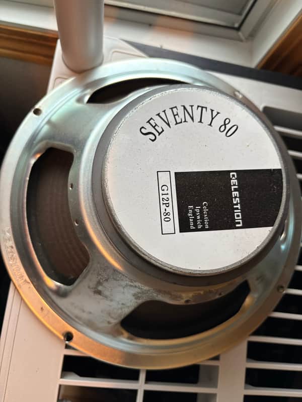 Celestion G12P-80 Seventy 80 12" 80-Watt 8ohm Guitar Amp Speaker 2020s - Silver (set of 4) image 1