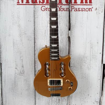 Traveler Guitar Escape EG-1 Electric Guitar Vintage Gold with Gig Bag image 4