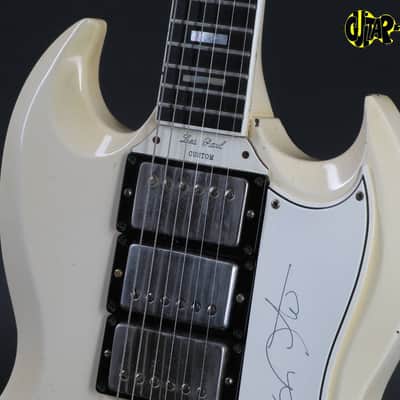 Gibson SG Custom   ex. Carlos Santana  1961 White image 4