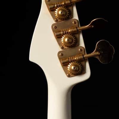 🇯🇵 1989 Fender Order Made JB75-900 Jazz Bass, Fully Painted White, Matching Headstock, Gold Hardware, FujiGen image 5