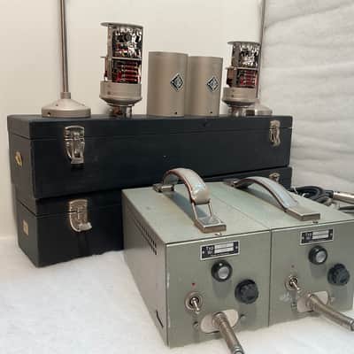 NEUMANN MM3 MATCHED #161#162 TUBE TELEUNKEN AC 701K vintage image 18