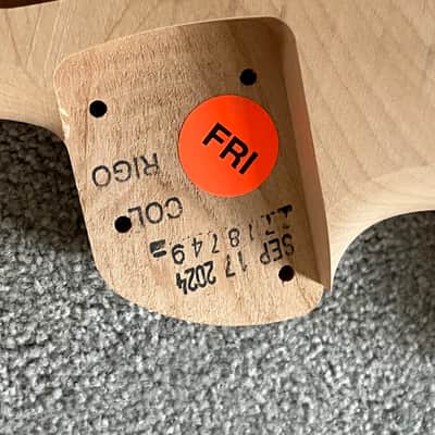 Fender American Ultra II Stratocaster guitar body unfinished Floyd Rose image 2