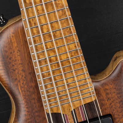 Mayones Cali 5 Mini Bass Snakewood - Trans Natural Matt image 10