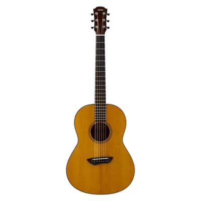 Yamaha Vintage Natural Parlor Guitar, Solid Mahogany Back And Sides, Solid Spruce Top image 2