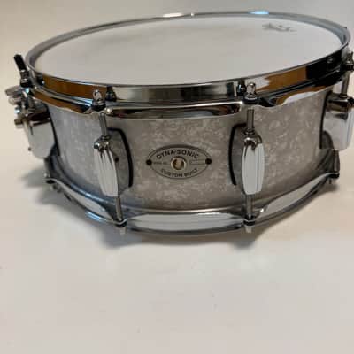 Rogers #36 Dyna-Sonic 5x14" Wood Snare Drum with Beavertail Lugs Reissue 2018 - 2020 - White Marine Pearl image 2