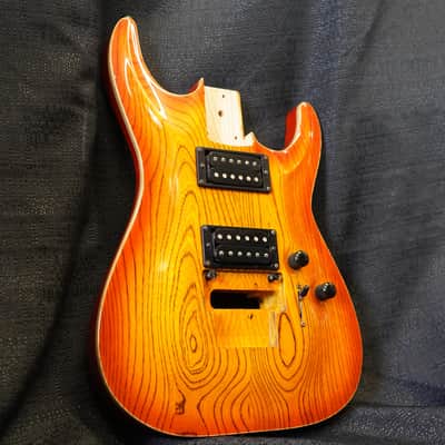 1995 ESP/Japan Horizon Guitar Body w/ ESP LH-200 Pickups - Honey Sunburst image 6