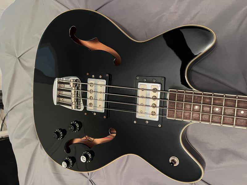 DeArmond by Guild Starfire Bass 1990's - Black | Reverb