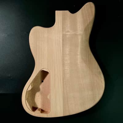 Tone Bakery Jazzbird M Mahogany Single Humbucker Jazzmaster Body - Unfinished image 4