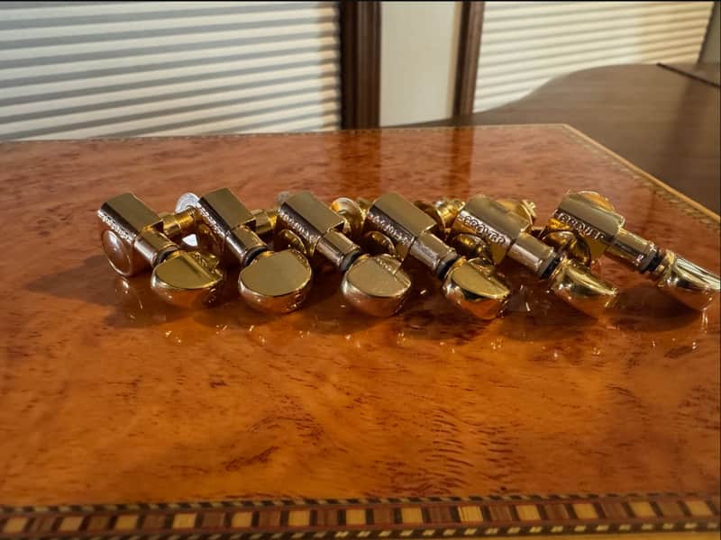 Grover 205C6 Mini Rotomatic 6-in-Line Tuning Machines 2010s - Gold image 1