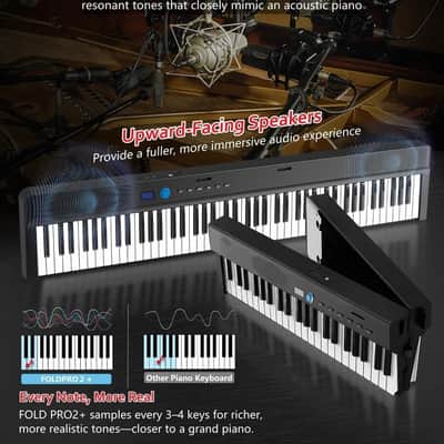 Longeye Fold Pro 2+ 88-Key Foldable Piano Keyboard – Brand New With Accessories image 9