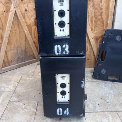 EAW LA118 18" Subwoofers – PAIR - with 2 Dollies - Tested & Working #3 & 4 image 6