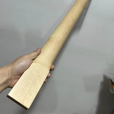 24fret 25.5inch satin Maple electric guitar neck parts Replace lock nut rosewood image 5