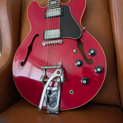 Gibson ES-335TD with Bigsby 1968- Cherry image 2