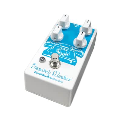 EarthQuaker Devices Dispatch Master Digital Delay & Reverb V2 2017 - 2018 - White / Blue Print image 2