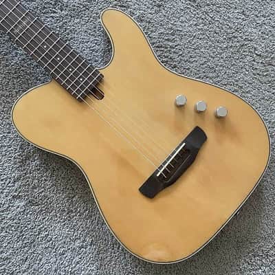 Custom Electric Classical Guitar, Spruce Top Body with Okoume Wood Neck, 22 Frets Rosewood Fingerboard image 2