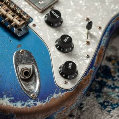 Fender ’65 Super Heavy Relic Stratocaster Competition Burgundy image 14