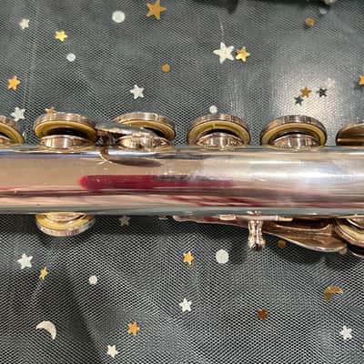 Verne Q.Powell Handmade Conservatory Silver Flute 1951 - sterling silver image 9