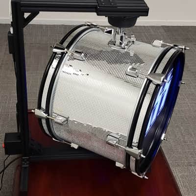 KISS Mirrorball Double Sided Rotating Bass Drum w/ Multi-Color Internal Lighting + Remote Control image 3