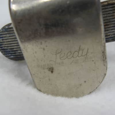 Leedy Bass Drum Hoop mounted Paddle Muffler (Lot4143U-5143) 40's/50's - Nickel Plated image 2