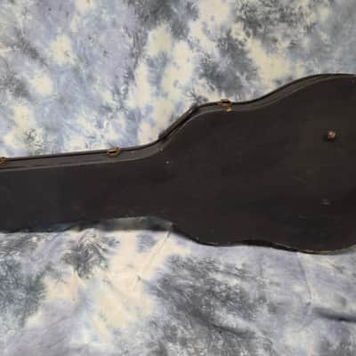 Vintage RARE 1962 to 1967 Gibson No Logo Black Gold Plush ES 335 330 Hard Shell Electric Guitar Case image 5