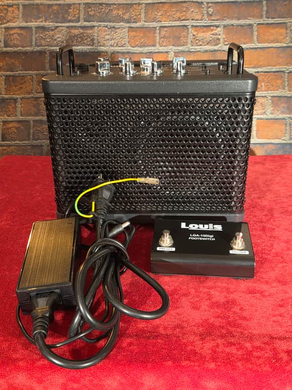 Louis LGA-15Digi Digital Guitar Amplifier w/ Footswitch & Power Supply Purchased In Japan image 1