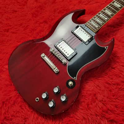 1990's Burny RSG-65 '63 (RSG-60 '63) Revival Series SG Standard - Cherry Red - Made In Japan MIJ image 3