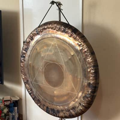 Shawn Aceto 36" Hand Made Gong ALCHEMY Sound Healing Bath Therapy Percussion VIDEO! image 3