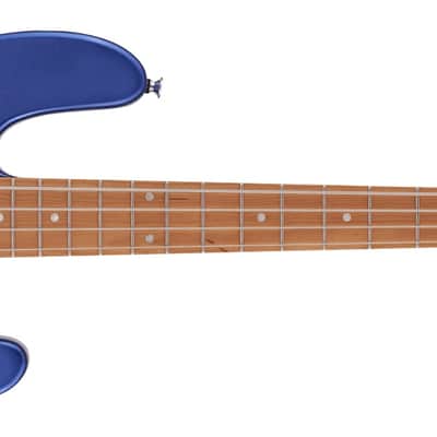 Charvel Pro-Mod San Dimas® Bass PJ IV, Caramelized Maple Fingerboard, Mystic Blue image 2
