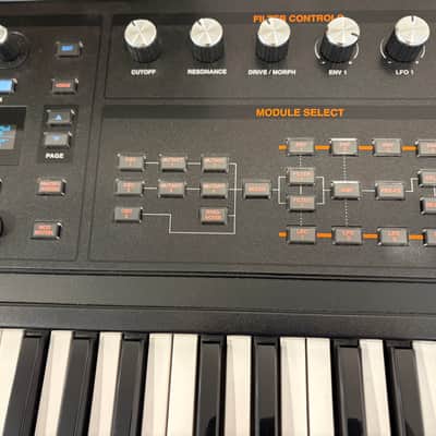 ASM Hydrasynth 49-Key Polyphonic Synthesizer 2020 - Black image 5