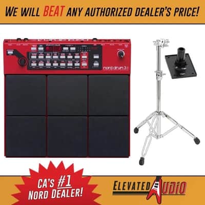 Nord Drum 3P 6-Channel Modeling Percussion Synthesizer w/ Free Gibraltar Double Braced Stand image 2