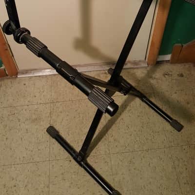 Used Quik-Lok Two Tier Keyboard Stand, Good Sturdy X-style Stand For 2 Instruments! image 1