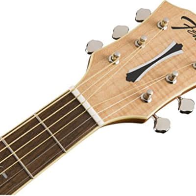 Fender FA-235E Flame Maple Top Concert Acoustic-Electric Guitar - Natural image 7