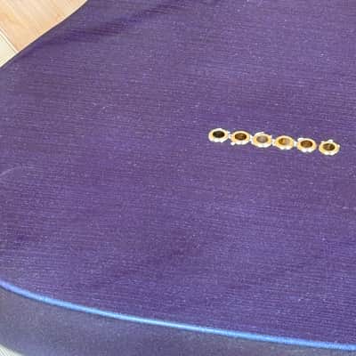 2050g Kohlin Guitars T-Type Roasted Pine replacement body Aged Nitro Relic Vintage purple sparkle Made in Sweden image 10