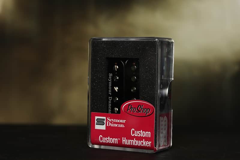 Seymour Duncan SH-11 Custom Custom Black Humbucker Guitar Pickup Bridge image 1