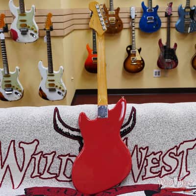 Fender Kurt Cobain Jag-Stang Rosewood Fingerboard Fiesta Red image 7