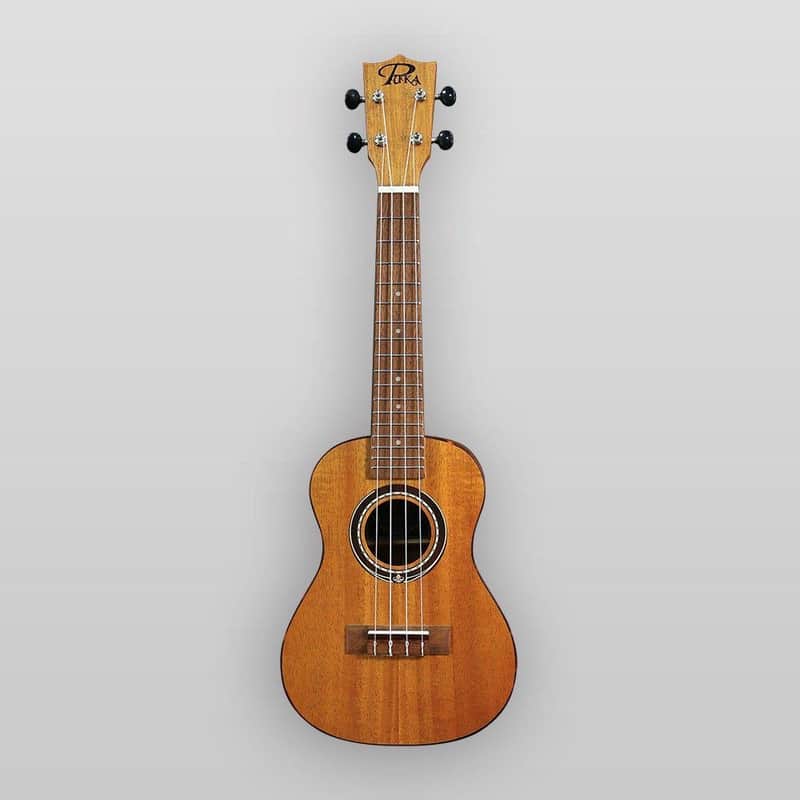 Puka Model PK-PEC Peace Rosette Natural Satin Finish Concert Size Ukulele image 1