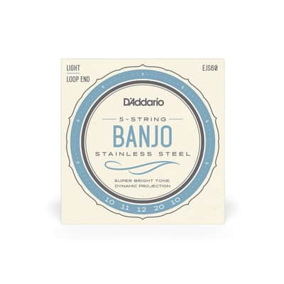 D'Addario JS60 5-String Banjo Strings Stainless Steel Light 10-20 Bild 1