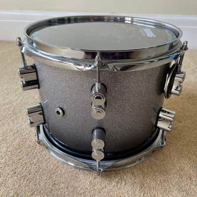 PDP Concept Maple 8-Piece Shell Pack - Silver to Black Sparkle Fade (Upgraded Double Kick Drum Setup) image 18