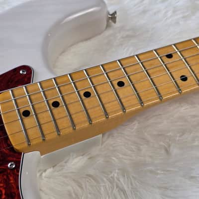 Immagine 2018 Fender American Original '50s Stratocaster - White Blonde - MINT Condition - 13