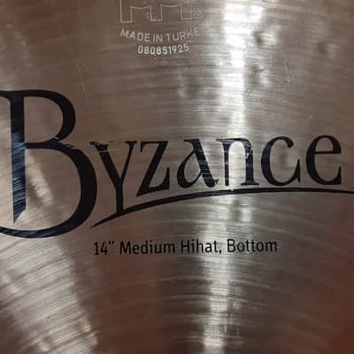 Meinl 14" Byzance Traditional Medium Hi-Hat (Pair) 2001 - Present - Traditional image 9