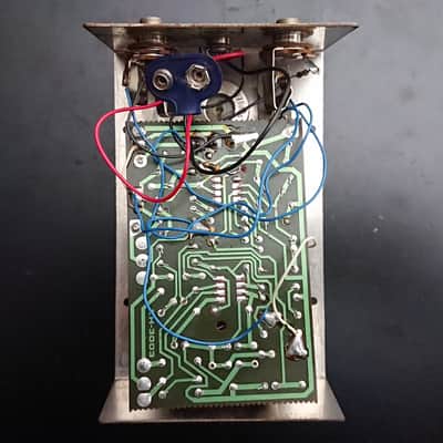 1970s - Op-Amp - Vintage Electro-Harmonix Little Big Muff 1970s - Silver/Brown/Yellow image 14