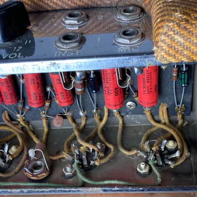 Fender Tweed Tremolux 5E9 Rare 1955 Vintage Narrow Panel Small Box image 19