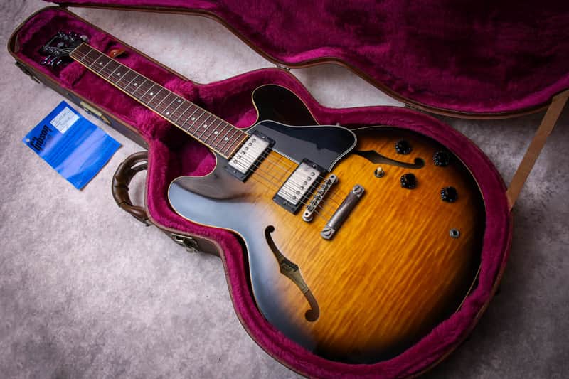 GIBSON USA ES-335 Dot Reissue Semi-Hollow "Vintage Sunburst + Rosewood" (1995) image 1