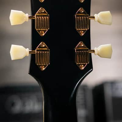 Gibson Custom Shop 1957 Les Paul Custom Reissue 2 Pickup VOS Electric Guitar - Ebony with Hardshell Case image 6
