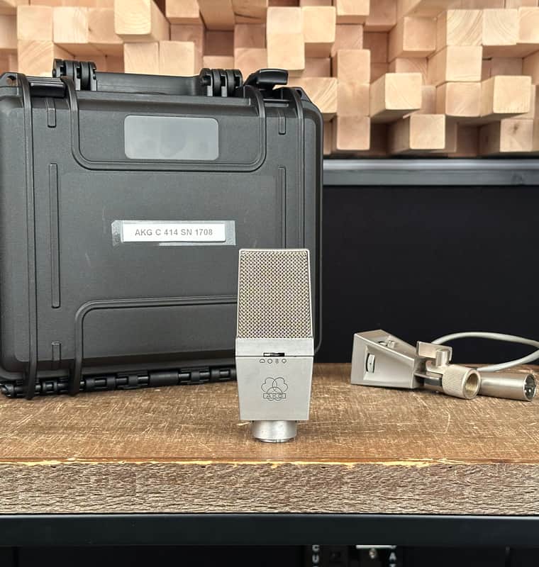 Vintage AKG C414 First Generation With CK12 Brass Capsule. Beautiful C 414 image 1