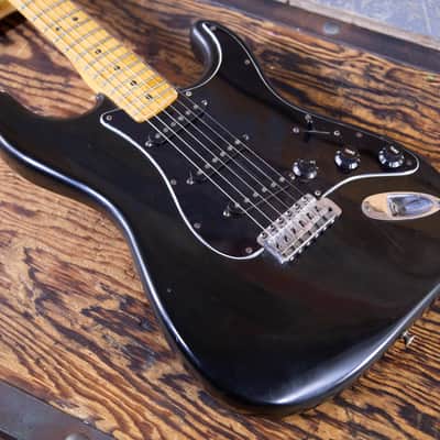 Fender Stratocaster with Maple Fretboard 1979 - Black image 7