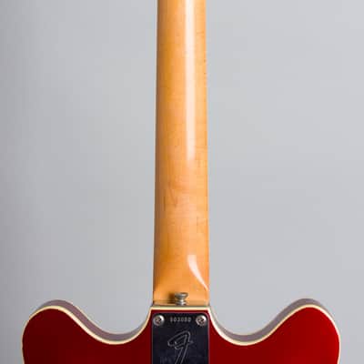 Fender  Coronado II Thinline Hollow Body Electric Guitar (1966), ser. #503080, original black tolex hard shell case. image 9